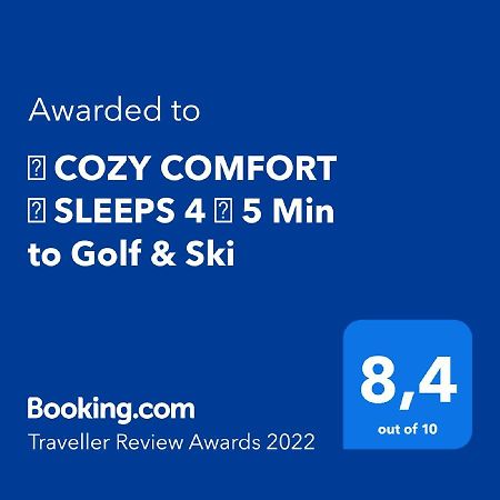 דירות קימברלי Cozy Comfort Sleeps 4 - 5 Min To Golf & Ski מראה חיצוני תמונה